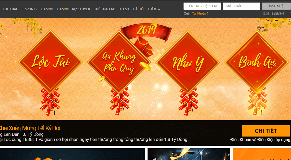 Giải Trí Đỉnh Cao Cùng Nhà Cái 188Bet