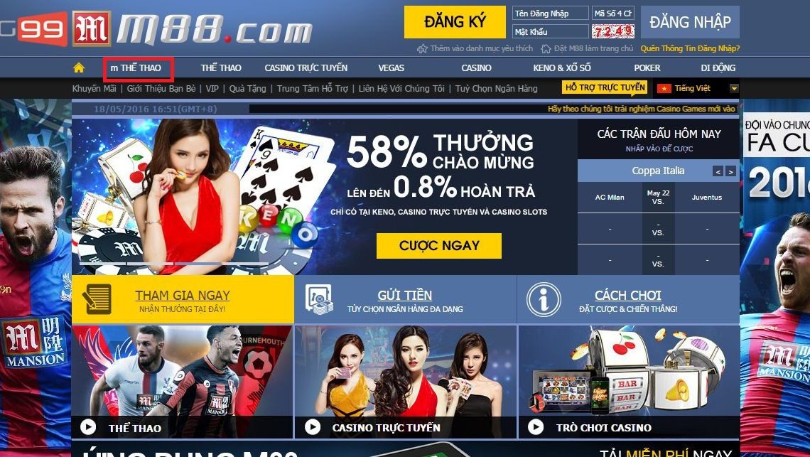 cá độ bóng đá m88